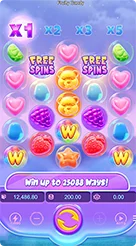 Fruity Candy · Panduan Membaca Antarmuka dan Fitur Multiplier Fruity Candy
